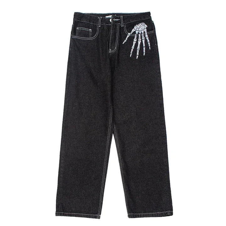 İskelet Kemik Unisex Pantolon